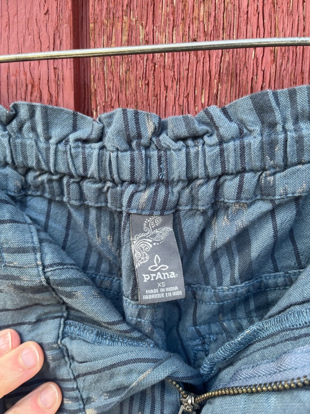 PrAna Organic Cotton Print Jogger Pants with Drawstring - Picture 4 of 4